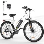 Vlo lectrique vae - hitway - blanc - 28 - batterie amovible 250w 36v 12ah - shimano 7 vitesses - vtt ...