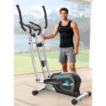 V�lo elliptique 3 - en - 1 silencieux16 niveaux de r�sistancemax 130 kg lcd app adapt� au fitness cardio ...