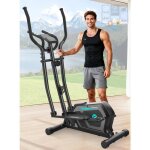 V�lo elliptique 3 - en - 1 silencieux16 niveaux de r�sistancemax 130 kg lcd app adapt� au fitness cardio ...