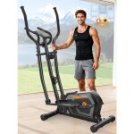 V�lo elliptique 3 - en - 1 silencieux16 niveaux de r�sistancemax 130 kg lcd app adapt� au fitness cardio ...