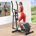 V�lo elliptique magn�tique 2 - en - 1. 16 niveaux de r�sistance volant de 6 kg max 120 kg. bluetooth ...