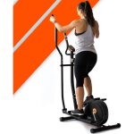 Vlo elliptique pliable bonplus bp - noir - rsistance magntique - 8 niveaux de rsistance