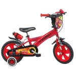 Vlo enfant 12 cars / disney avec 2 freins - plaque avant bidon et porte bidon + 2 stabilisateur amovibles. ...