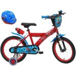 Vlo enfant 16 ( 105 cm  120 cm) spiderman quip de 2 freins bidon - porte bidon pneus gonflables plaque ...