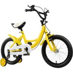 V�lo enfant de 16 pouces pour gar�ons et filles de 5 � 8 ans - hauteur r�glable - avec roues stabilisatrices ...