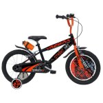 Vélo enfant 16 street art garçon ( taille 105 cm à 120 cm ) noir & orange équipé de 2 freins gourde porte ... Vélo enfant 16 street art garçon ( taille 105 cm à 120 cm ) noir & orange équipé de 2 freins gourde porte ...