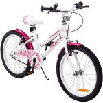 V�lo enfant actionbikes butterfly 20 pouces rose b�quille prot�ge - cha�ne poign�es antid�rapantes