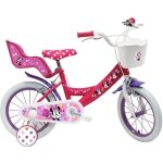 Vélo enfant fille 14 minnie / disney ( taille enfant 90 cm à 105 cm ) blanc & rose équipé de 2 freins ... Vélo enfant fille 14 minnie / disney ( taille enfant 90 cm à 105 cm ) blanc & rose équipé de 2 freins ...