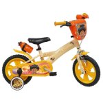 V�lo enfant gar�on 12 prince des sables - 2 � 4 ans - orange & beige & jaune �quip� de 1 frein