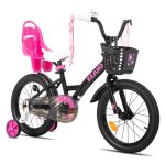 V�lo pour enfants - joystar - 16 pouces - avec panier noir et roues dentra�nement - convient aux enfants ...