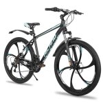 V�lo vtt - hiland - cadre aluminium 26 pouces - shimano 21 vitesses - freins � disque et suspension avant ...