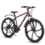 Vlo vtt - hiland - cadre aluminium 26 pouces - shimano 21 vitesses - freins  disque et suspension avant ...