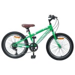 V�lo de montagne (vtt) - vidaxl - 20 pouces - 6 vitesses - cadre acier - 5 - 8 ans