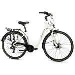 Velo musculaire city bike 28 leader fox region 2025 femme blanc 7v cadre alu 17 pouces (taille adulte ...