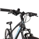 Velo musculaire vtt 24 leader fox spider 2026 garcon noir mat 7v (taille enfant 135 ? 145 cm)