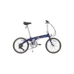Vlo pliant dahon piazza d8 - bleu - taille unique - unisex - 8 vitesses