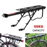 Vlo porte bagage universel transporteur vlo arrire footstock rack aluminium rglable panier vtt support ...