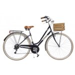Vélo retro via veneto by canellini malagueta avec cassette dame acier ? noir Vélo retro via veneto by canellini malagueta avec cassette dame acier ? noir