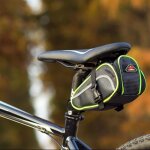 Sacoche de selle - polyester 1680d - �tanche - boucle � d�clenchement rapide - vert