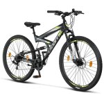 Vlo tout terrain licorne bike strong 2d - schwarz / lime - 26 275 29