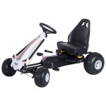 Vélo et véhicule pour enfants kart à pédales siège réglable frein manuel roues ar plastique acier noir ... Vélo et véhicule pour enfants kart à pédales siège réglable frein manuel roues ar plastique acier noir ...