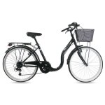 V�lo ville 26 city - 6 vitesses - poign�e tournante - d�railleur shimano t21 - cadre emjambement bas ...