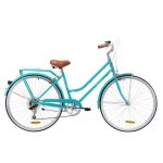 Velo urbain 28 reid ladies classic aqua l - 52cm 7 vitesses