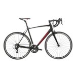 Vlo de ville kross vento 2. 0 - noir / rouge - cadre aluminium - 21 pouces - 21 vitesses
