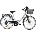 V�lo de ville / vtc 26 femme discovery adventures - 6 vitesses shimano ty21 - equipement complet city ...
