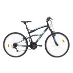 V�lo vtt 26 neon - cadre acier suspendu - fourche t�lescopique - 18 vitesses - d�railleur shimano - poign�es ...