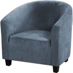 Velours housse de fauteuil club ensemble housse de fauteuil extensible housse fauteuil salon fauteuil ...