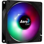 Ventilateur bo�tier pc - aerocool - frost rgb - 9 cm - noir - rgb