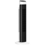 Ventilateur colonne - homcom - oscillant 70� �cran led t�l�commande minuterie 12h - 25 x 25 x 80 cm - ...