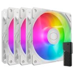 Ventilateur - cooler master - sickleflow edge 120 argb - 3x 120mm - 690~2500 rpm - haut flux dair