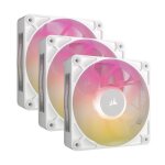Ventilateur - corsair - icue link rx120 rgb max - triple pack - blanc - rgb personnalisable