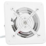 Ventilateur dextraction 4 pouce extracteur dair murale silent pour salle de bain garage cuisine 25w ventilo ...