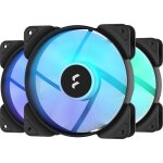 Ventilateur pc - fractal design - aspect 12 rgb pwm black frame 3 - pack ( fd - f - as1 - 1207 )