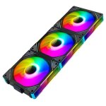 Ventilateur pc rgb 120 mm - febest - interstellar - v1 - 3 pi�ces - 2000 rpm - 5836 cfm - 24 leds - 5v ...