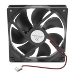 Ventilateur pc silencieux - febest - 12v - 120mm - 738 cfm - 30 dba - double roulement � billes - compatibilit ...