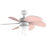 Cecotec ventilateur de plafond energysilence 3600 vision nude. 50 w diam�tre 92 cm lampe 3 vitesses 6 ...