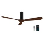 Cecotec ventilateur de plafond avec tlcommande et wifi energysilence aero 5500 noir aqua connect: ...