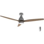Cecotec ventilateur de plafond energysilence aero 5300 white & wood design. 30w diam�tre 52? 3 lames ...