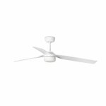 Faro punt ventilateur de plafond led blanc  3 pales avec moteur  courant continu