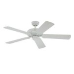 Ventilateur de plafond monarch 122cm blanc rotin - westinghouse - 58 watts - 3 vitesses
