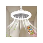 Ventilateur de plafond - sunshine smile - 30w led - t�l�commande - silencieux - 3 couleurs