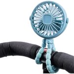Ventilateur de poussette portable pour voyage ventilateur  pince ventilateur de poussette rotatif de ...