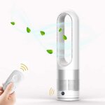 Ventilateur silencieux sur pied avec telecommande - marsee - 60cm 8h minuterie - 8 vitesses oscillation ...