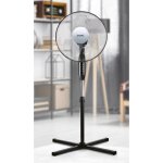 Ventilateur sur pied - domo - do8140 - 40 w - 3 vitesses - oscillation automatique - hauteur rglable ...