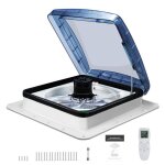 Ventilateur de toit pour camping car extracteur dair pour caravane rv support � commande pour lucarne ...