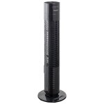 Ventilateur tour - noir - 78 cm - télécommande - 3 vitesses - mobile Ventilateur tour - noir - 78 cm - télécommande - 3 vitesses - mobile